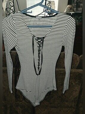 Body Suit Sz S. Snap Crotch